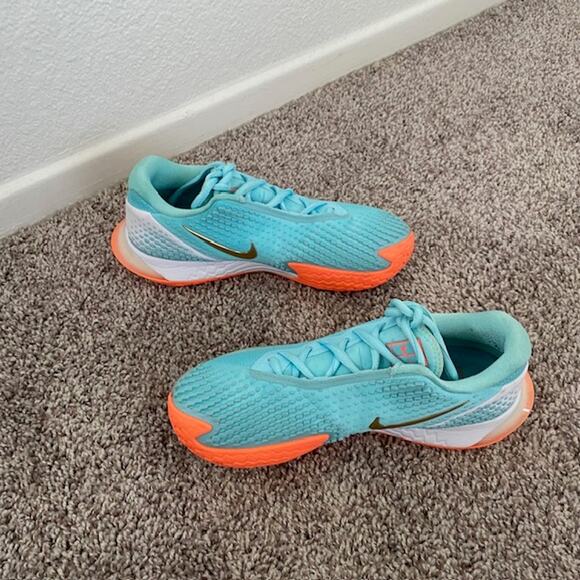 Nike Air Zoom Vapor Cage 4 Copa Bright Mango Sneaker Shoes CD0431400 Women 5.5 - Picture 2 of 15